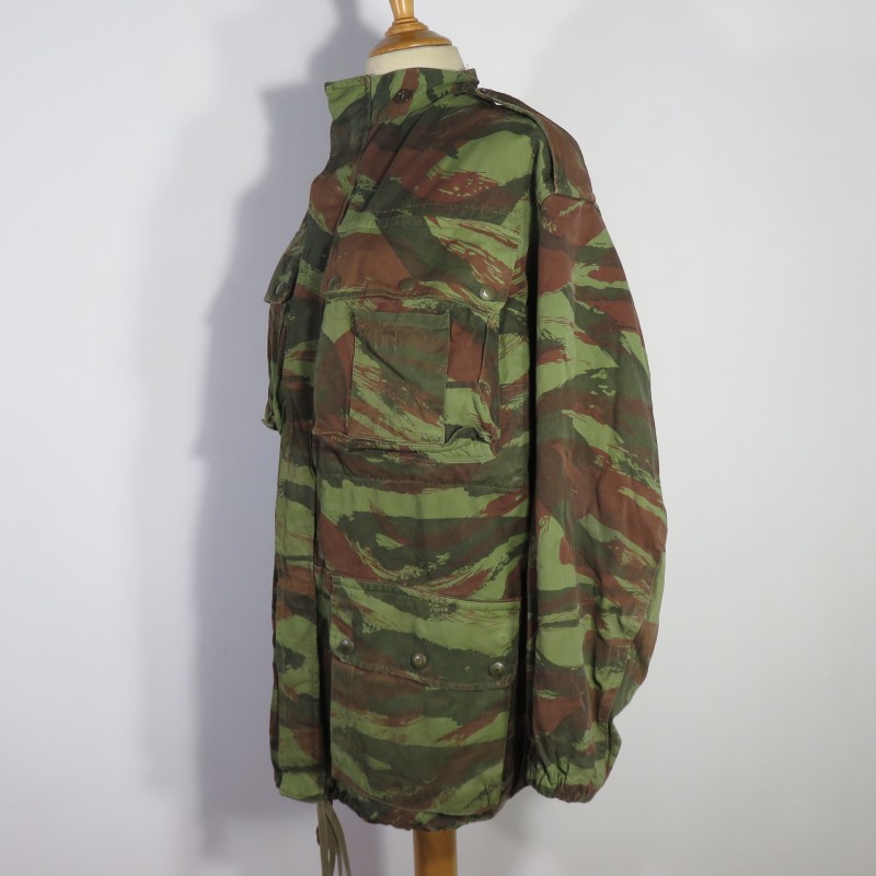 VESTE DE SAUT CAMOUFLEE DE PARACHUTISTE TAP MODELE 47-56 TROUPES AEROPORTEES LEGION ETRANGERE TAP